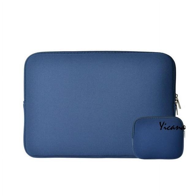 Funda para portátil, funda para ordenador, funda para netbook, funda para tablet, funda de transporte, forro de terciopelo, con bolsa de alimentación cuadrada