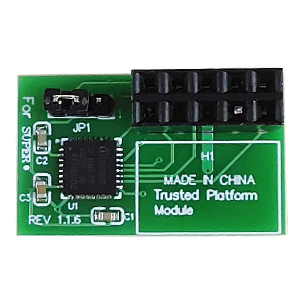 Tcm Module Tpm 10Pin SPI TPM 2.0 Module Trusted Platform TPM 2.0 Horizontal Trusted ...