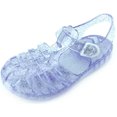 thumbnail image 1 of Hey Collection Toddler Kids Jelly Water Shoe Sandal Flats with Buckle, Available in Six Colors, 1 of 1