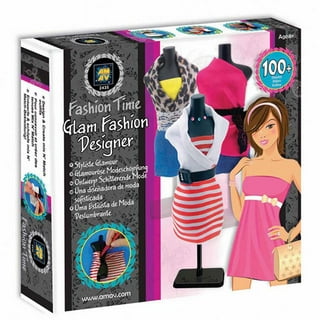 Fashion Designer Kits for Girls & Boys. Learn to Sew, Use & Draft Patterns  for The 8.5 in. Wood, Poseable Mannequin. Beginner Sewing Kit for Kids 