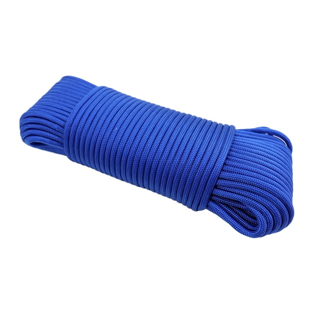 Soidarity Cuerda auxiliar resistente al desgaste supervivencia Paracord ligero conveniente profesional senderismo tendedero escalada Escalada Azul 31m Soidarity OD027594-02