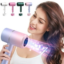 Oefntac Hair Dryer Blue Light Hair Dryer,Gradient,Silent Operation,Ionic Technology,24x12.5x7.5in,Constant Temperature,Cold Hot Air,Home Salon Tool