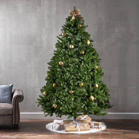 Noble House 7.5-foot Norway Spruce Unlit Hinged Artificial Christmas Tree