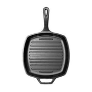 Lodge 10.25 Square Seasonsed Cast Iron Grill Pan