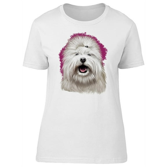 Coton De Tulear Frontview T-Shirt Women -Image by Shutterstock, Female x-Large