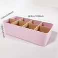 thumbnail image 3 of kojbhygd Creative Wooden Storage Box 6 Compartment Desktop Organizer Multipurpose Container Home Office Kitchen, 3 of 9