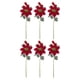 thumbnail image 1 of Farfi 6 uds simulación de hojas navideñas sin marchitamiento arreglo Floral simulación de frutos rojos para Navidad, 1 of 5