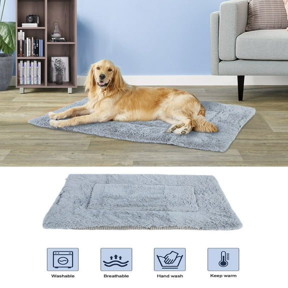Zhaomeidaxi Dog Bed Crate Pad Mat Anti Slip Washable Mattress Pets Kennel Pad for Large Medium Small Dogs Sleeping