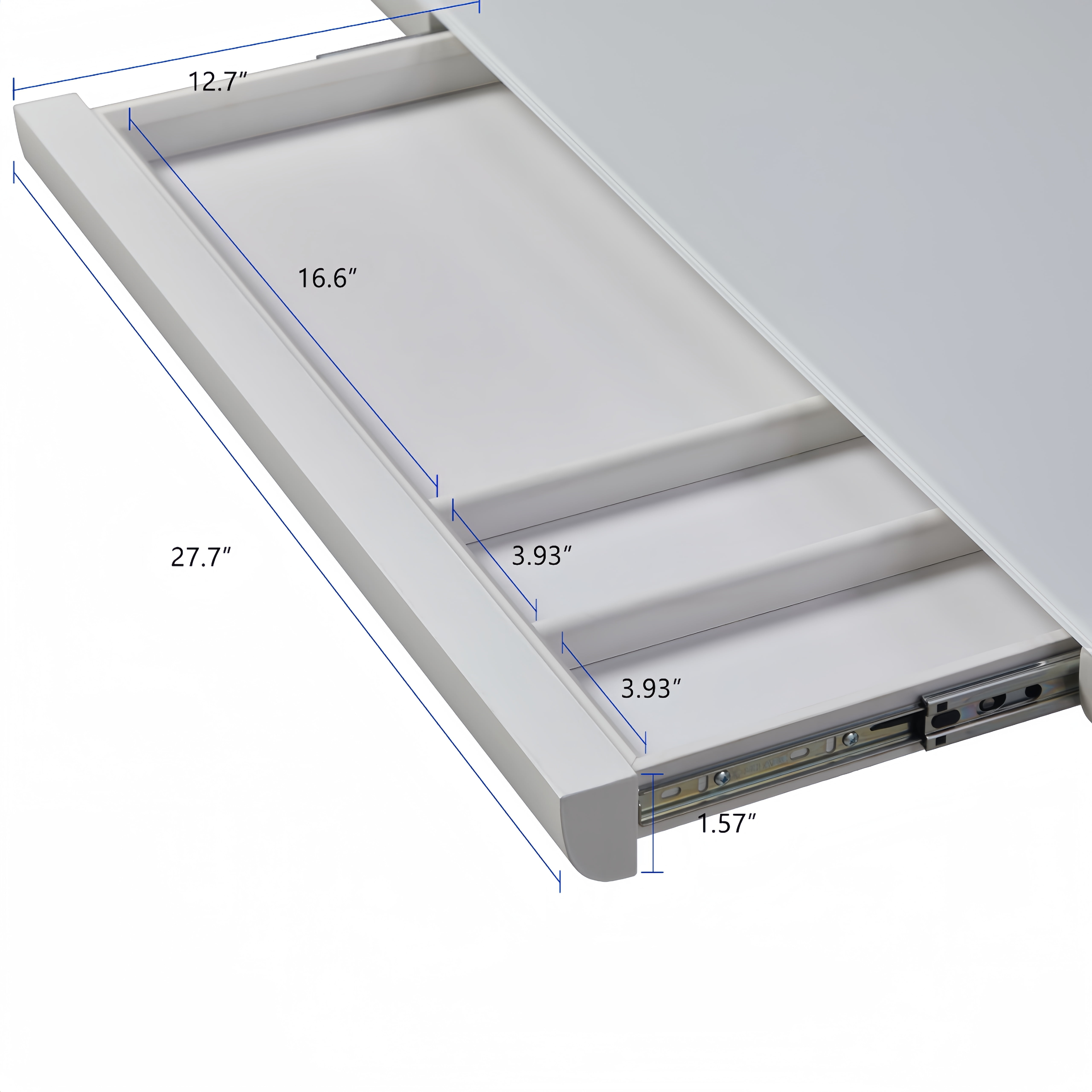 KOWO 48" K3024 Electric Height Adjustable Standing Desk with Tempered Glass Top，1 Pack with Tempered Glass Top, 47.2 in x 23.6 in, White, 2 Pack