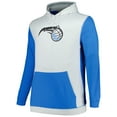thumbnail image 2 of Men's Fanatics Blue/Silver Orlando Magic Big & Tall Primary Arctic Pullover Hoodie, 2 of 3