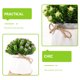 thumbnail image 5 of unbranded 3Ud Planta Artificial Bonsái Babys Breath Decorativa Para Oficina O, 5 of 6