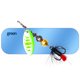 thumbnail image 5 of WDOplteas Señuelo Giratorio Metal Con Cuchara Giratoria Plumas Cebo Anzuelo Triple Señuelo Pesca (B Verde), 5 of 7