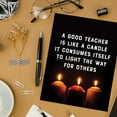 thumbnail image 5 of Koyal Wholesale  Jumbo Teacher Appreciation Cards - Thank You Card with Envelope, A Good Teacher is Like a Candle, 5 of 5