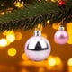 thumbnail image 2 of 36 Piezas Decoración de Bolas de Navidad, Adornos de Bolas de Navidad para Árbol de Navidad, 4 Estilos Adornos de Árbol de Navidad Inastillables Bolas Colgantes para Decoraciones de Fiesta 4 cm, Rosa, 2 of 5