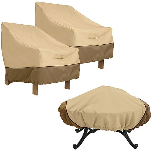 Classic Accessories Veranda Fire Pit and Chair Cover Value ...