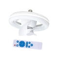 thumbnail image 2 of Ventilador de Techo con Luz Moderna Base E27 Luz de Ventilador de Techo LED Multifuncional, 2 of 9