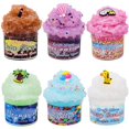 thumbnail image 2 of Kit de fruta de Slimes de mantequilla DIY, juego de fabricación de Slimes de nube suave elástica y no pegajosa, juguete perfumado, favores de fiesta para niños, regalo de 70ML, 2 of 4