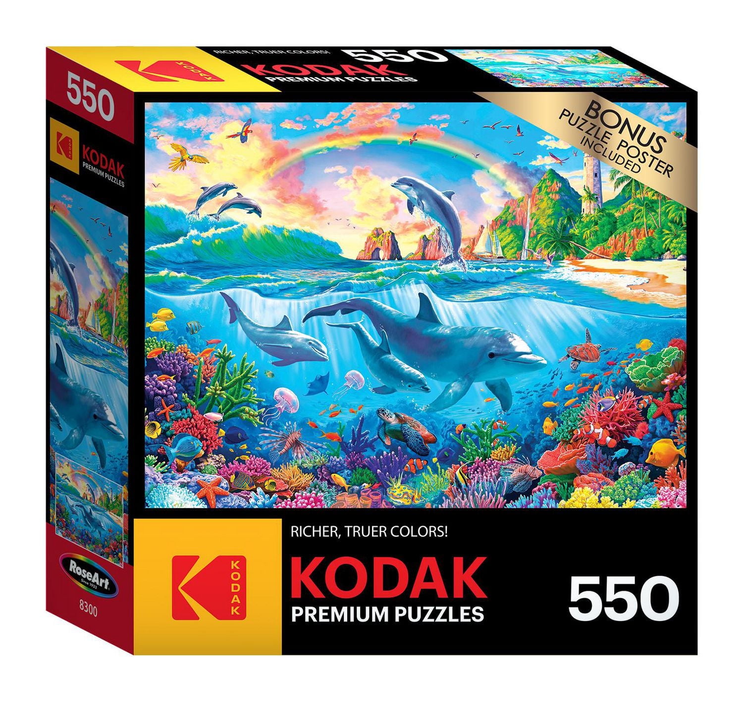 Kodak 550 Piece Jigsaw Puzzle - Dolphin Paradise by Image World
