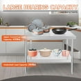 thumbnail image 2 of Jocisland 30x48in Stainless Steel Table, Kitchen Prep Table with Adjustable Undershelf, NSF Certified Metal Surface for Kitchen, Restaurant, Hotel, 2 of 9