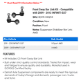 thumbnail image 2 of Front Sway Bar Link Kit - Compatible with 2009 - 2013 INFINITI G37 2010 2011 2012, 2 of 2