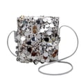 thumbnail image 2 of Glitter Shoulder Bag Sequin Handbag Purse Crossbody Bag for Women Evening Color Silver Size One Size, 2 of 7