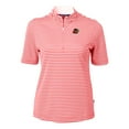 thumbnail image 2 of Women's Cutter & Buck Red Rochester Red Wings Virtue DryTec Eco Pique Stripe Recycled Top, 2 of 3