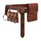 thumbnail image 1 of Bolsa de la bolsa de cinturón Bolsa de cuero PU casual Boleta para el festival de carnaval de regalos Marrón, 1 of 8