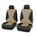 thumbnail image 3 of 9 Pieces Car Seat Covers, Universal Breathable Leather Seat Protector Full Set Automobile Interior Accessories for Car SUV Vehicle, 3 of 5