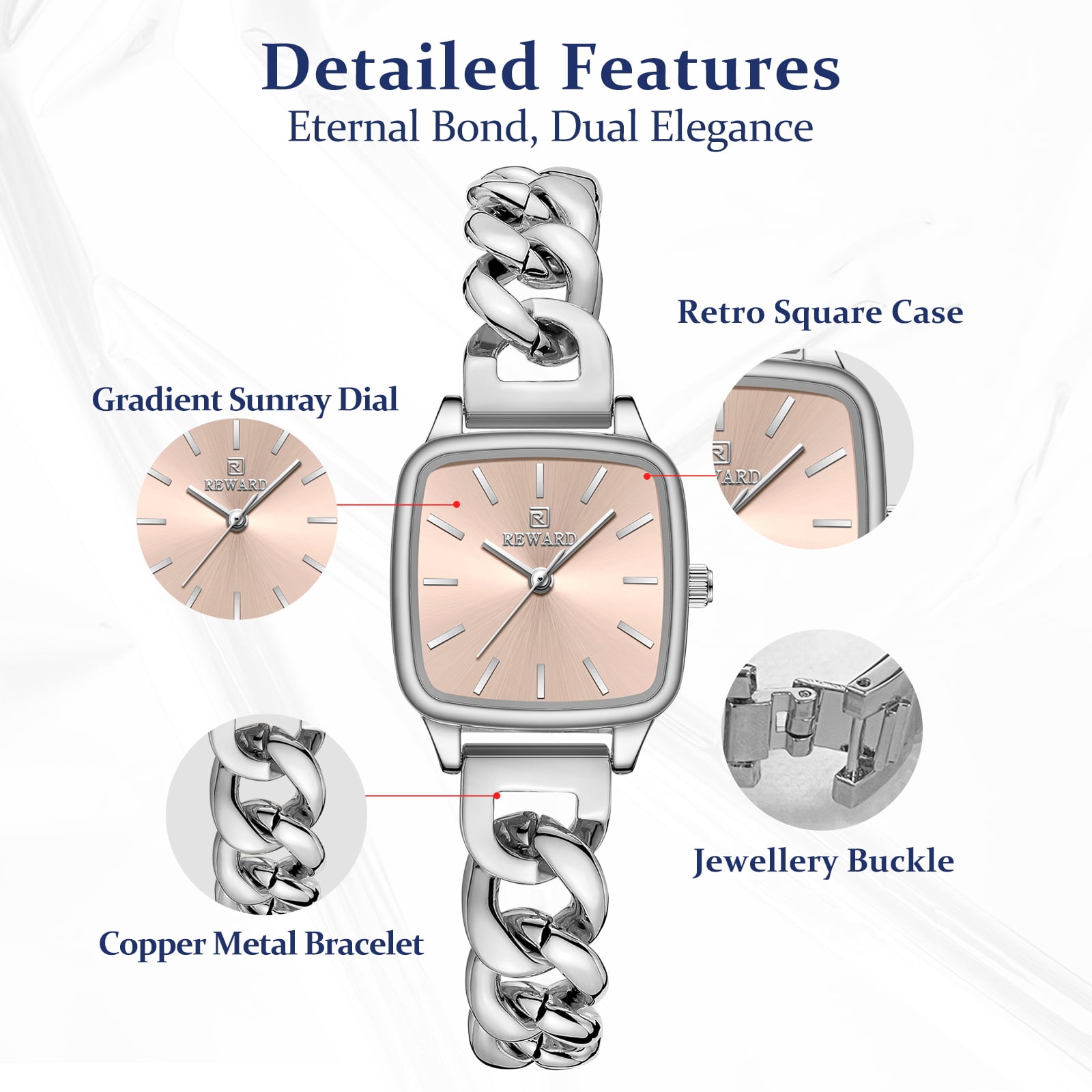 Watches Women with Date Silver Stainless Steel Luxury Ladies Watches with Small Writs Diamond for Women Waterproof Elegant Dress Quartz Analog Women's Wrist Watches Reloj de Mujer
