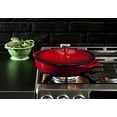 thumbnail image 4 of Lodge Cast Iron 3.6 Quart Enameled Covered Casserole Red, 4 of 10
