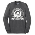 thumbnail image 2 of Wild Bobby, Office Schrute Farms Beets Always Fresh, Pop Culture, Men Long Sleeve Shirt, Heather Black, XX-Large, 2 of 4