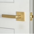 thumbnail image 4 of Viaggio Qadmltbll_Prv_238_Lh Motivo Left Handed Solid Brass Privacy Door Lever Set -, 4 of 7