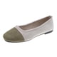 thumbnail image 1 of Zapatos Casuales Planos para las Mujeres Color-Bloque Dedo Redondo Boca Poco Profunda Deslizamiento en Zapatillas de Lienzo Primavera, Zapatos de Lienzo para las Mujeres, 1 of 3