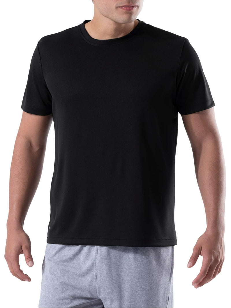 ☆【 】☆Slim Fit 2PK Short Sleeve T-Shir.t☆ Athletic Works Men's Active Core Short Sleeve T-Shirt- 2