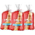 thumbnail image 1 of LMHF Low Carb & Keto Friendly Bagels, Sesame - 6g Net Carbs & 19g of Protein No Added Sugar, Plant based, Low Calorie Bagels - 12 OZ (4 Bagels/Pack) (Pack of 3), 1 of 5