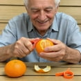 thumbnail image 4 of BotaniNest Efficient Peeler Ergonomic Kitchen Gadget For Easy Orange Fruit Peeling And Slicing Manual Handheld Cutter, 4 of 6