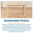 thumbnail image 5 of ECR4Kids 24in x 36in Rectangular Hardwood Table with 22in Legs, Childrens Furniture, Antique White, 5 of 9