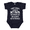 Navy, variant on Funny Baby Bodysuit I Don’t Always Listen to My Papa But When I Do We Always Get in Trouble Graphic Baby Onesie for Infants