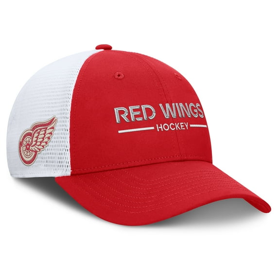 Men's Fanatics  Red Detroit Red Wings Centennial Trucker Adjustable Hat
