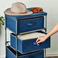 thumbnail image 6 of 4-Tier Closet Dresser with Drawers - Clothes Organizer and Storage (Navy Blue), 6 of 12