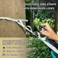 thumbnail image 3 of Hanging Hammock Portable Travel Camping For Outdooor Beach Camping Hiking Colorful Butterflies, 3 of 8