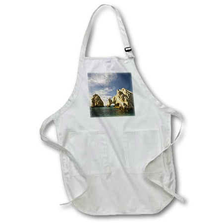 Lands End Rock (3dRose Lands End, The Arch, Rock Formation, Mexico - SA13 SWS0218 - Stuart Westmorland - Full Length Apron, 22 by 30-inch, Black, With)