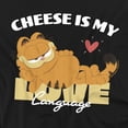 thumbnail image 2 of Garfield Movie Cheese is My Love Language Unisex Youth T Shirt, Black, Small, 2 of 5