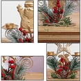 thumbnail image 3 of Portavelas de Navidad JAMW centro de mesa de conos de pino hierro, 3 of 5