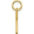 thumbnail image 3 of 14K Yellow Gold 14Ky Satin Diamond-Cut Letter K Initial Charm Made In United States c566k, 3 of 6