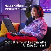 HyperX Cloud III – Wired Gaming Headset, PC, PS5, Xbox Series X|S, Angled 53mm Drivers, DTS Spatial Audio, Memory Foam, Durable Frame, Ultra-Clear 10mm Mic, USB-C, USB-A, 3.5mm – Black/Red