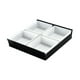 thumbnail image 4 of Bandeja para servir bocadillos con divisiones, bandeja para , plato para bocadillos, accesorio decorativo de cocina, contenedor versátil para 4 cuadrículas 197 x 19 x 42 cm, 4 of 8