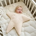 thumbnail image 4 of Faraee Funny Crochet Star Baby Sleep Sack Side Button Open Onesie Bag Newborn Wearable Hooded Sleep Blanket for Photo Prop (25.59IN), 4 of 6