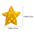 thumbnail image 2 of unbranded  2 Rolls Star Stickers Smiling Face Big Aesthetic Home Accessories Golden, 2 of 8