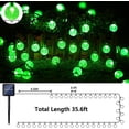 thumbnail image 5 of LINLIN Solar Garden Lights Outdoor, 36ft 60 LED Solar String Lights Waterproof, Solar Powered Crystal Ball Indoor/Outdoor Fairy Lights Decorative Lights for Garden, Patio, Yard, Festival, Parties, 5 of 9